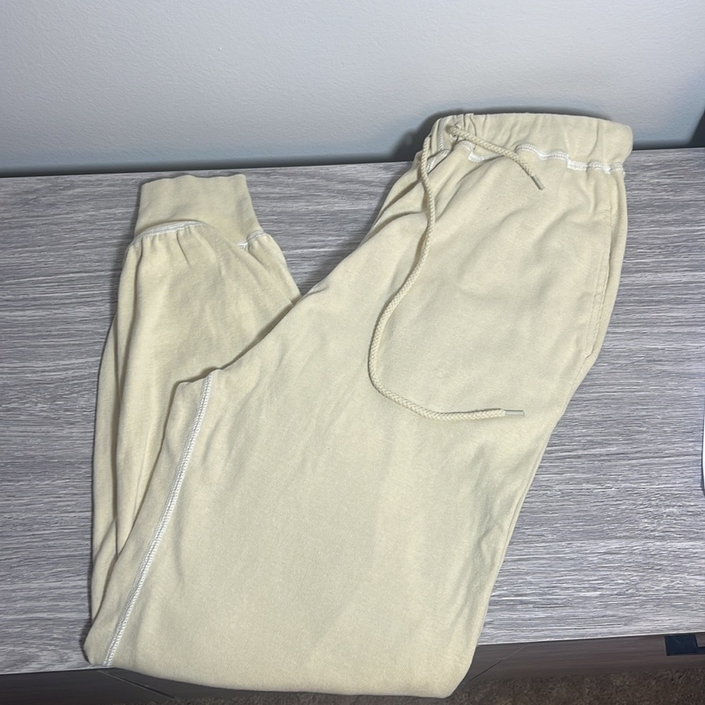 Moussy High Rise Cropped Sweatpants Joggers Lounge Small